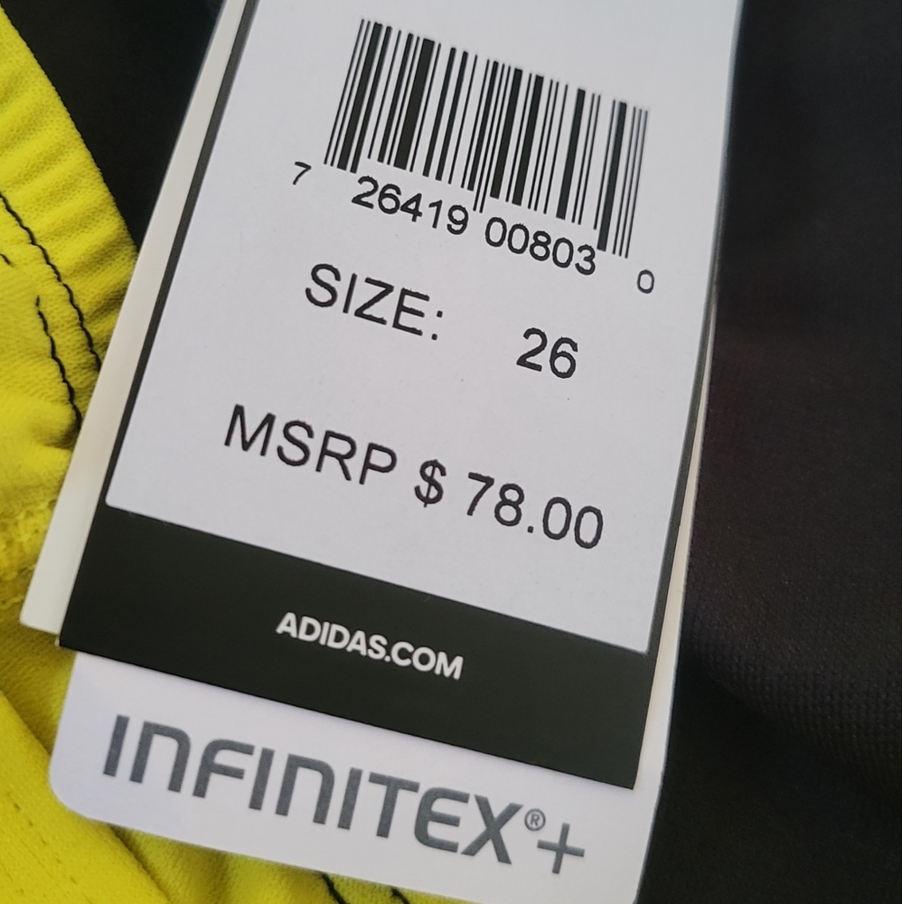 ADIDAS SOLID SPLICE VORTEX SWIMSUIT - Picture 4 of 6